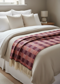 McNutt Bell Heather Pure Wool Throw | Irish Blanket 200×145cm