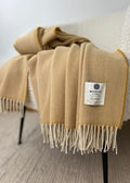 Mcnutt Lambswool Throw | Lemon