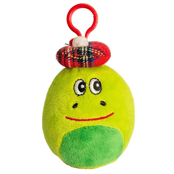 McSquashie Nessie Bag Charm – Soft Plush Scottish Tartan Backpack Accessory - Heritage Of Scotland -