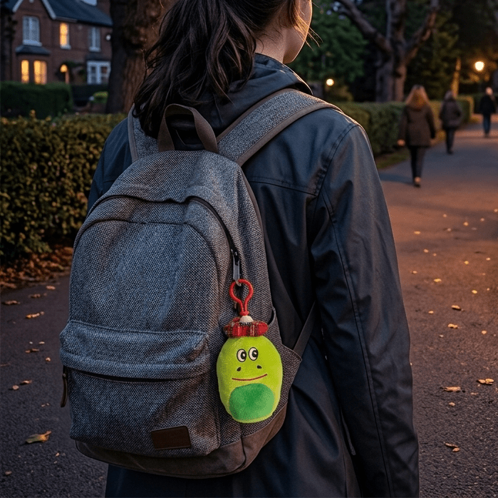McSquashie Nessie Plush Clip Purse 10cm – Scottish Coin Pouch for Kids - Heritage Of Scotland -