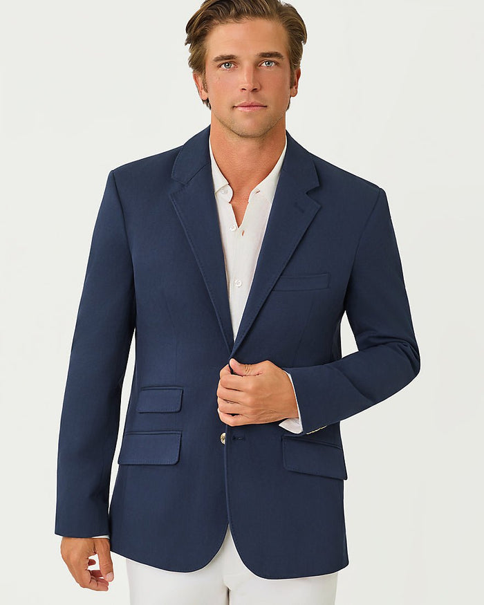 Lilly Pulitzer - Mens Stuff Flagler Blazer - True Navy