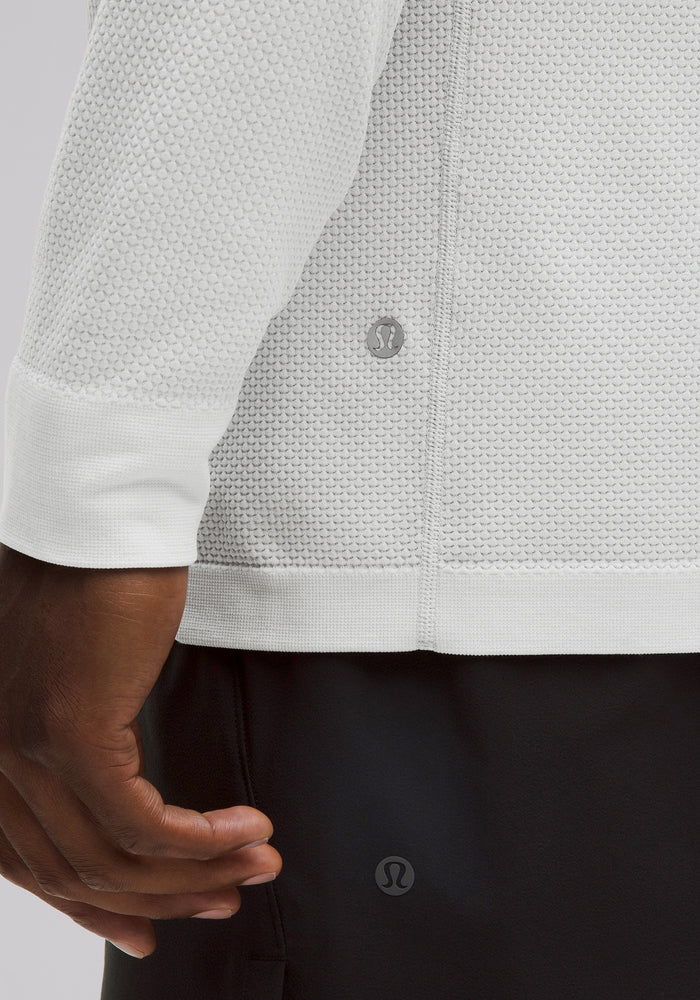 Metal Vent Tech Half Zip | Textured Knit