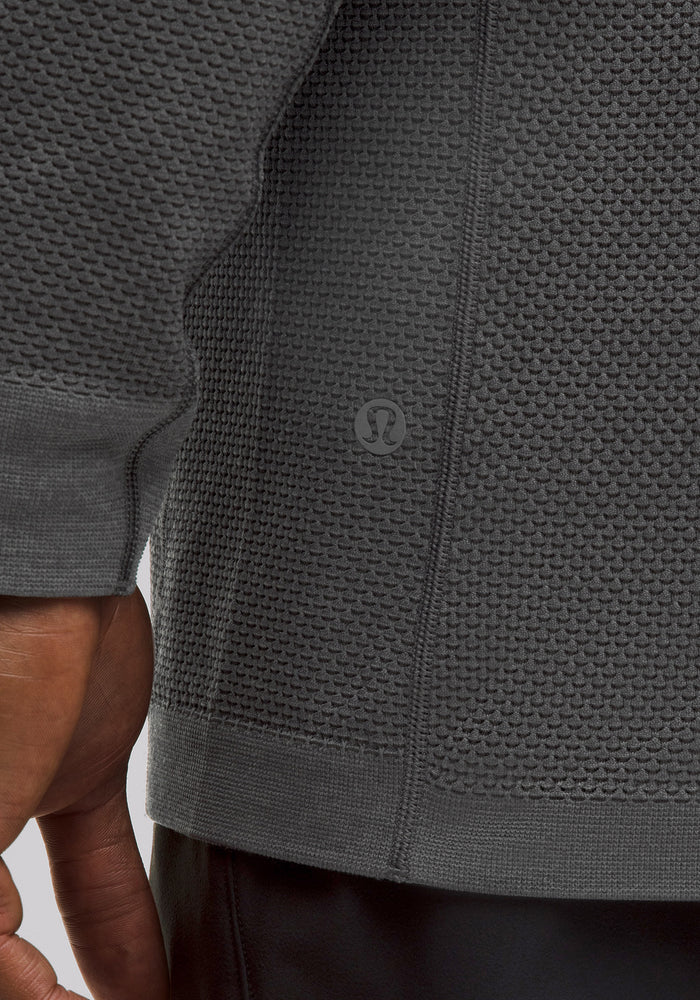 Metal Vent Tech Half Zip | Textured Knit