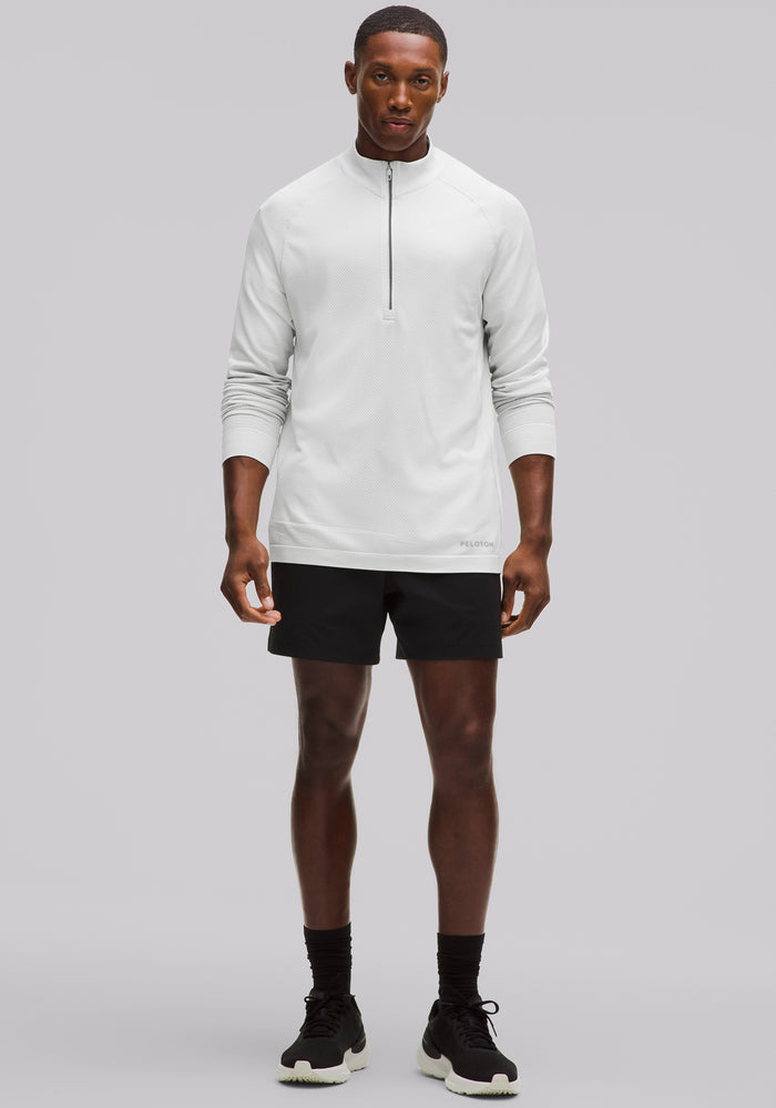 Metal Vent Tech Half Zip | Textured Knit