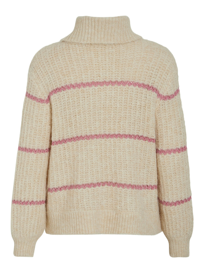 Miggo Roll Neck Jumper (Super light Natural/Polignac)