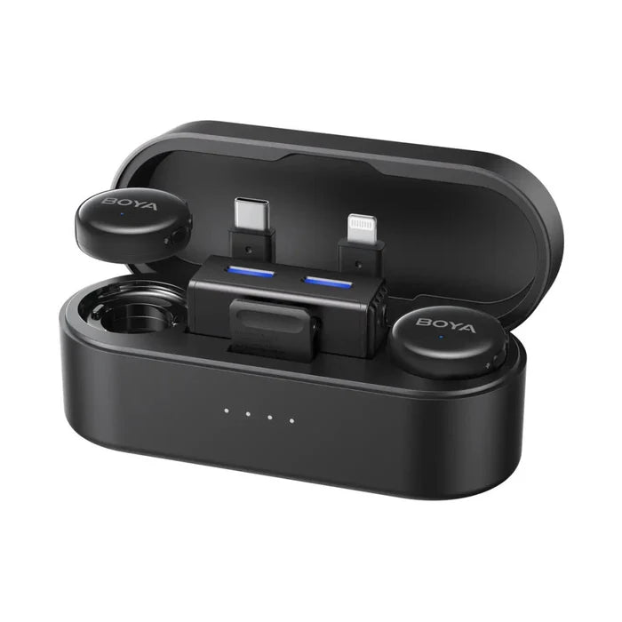 Mikrofon BOYA Boyalink 3-02, bežični, USB C, crni