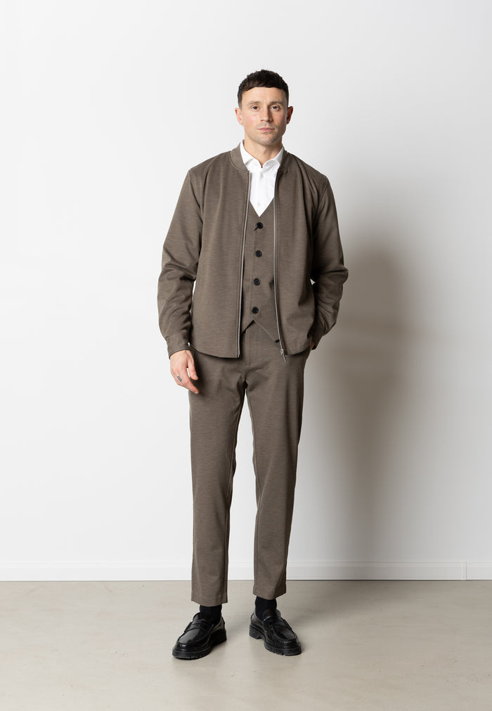 Clean Cut Copenhagen BRENDON JERSEY PANTS Bukser Dark Khaki