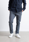 Clean Cut Copenhagen MILANO JERSEY STRETCH PANTS Bukser Denim Melange