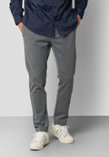 Clean Cut Copenhagen MILANO JERSEY STRETCH PANTS Bukser Mørkegrå Mix