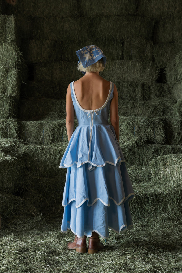 Millie Dress in Sky Blue - PREORDER 🍀