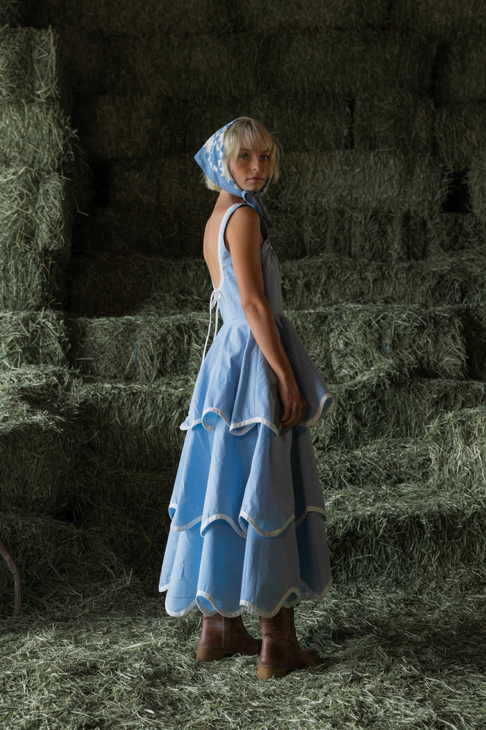 Millie Dress in Sky Blue - PREORDER 🍀