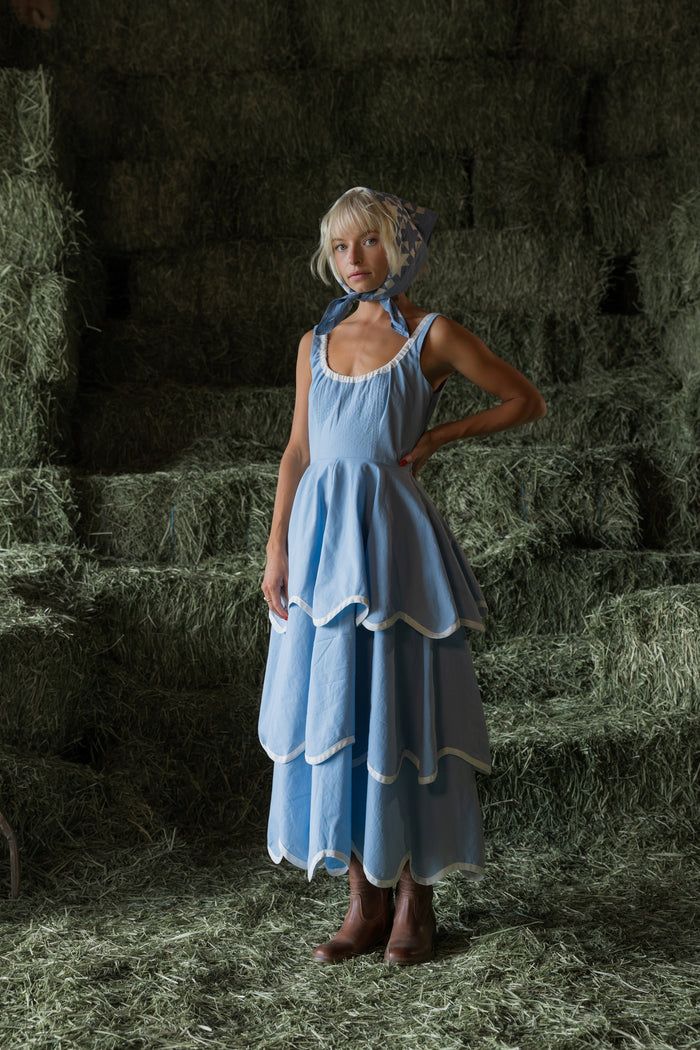 Millie Dress in Sky Blue - PREORDER 🍀
