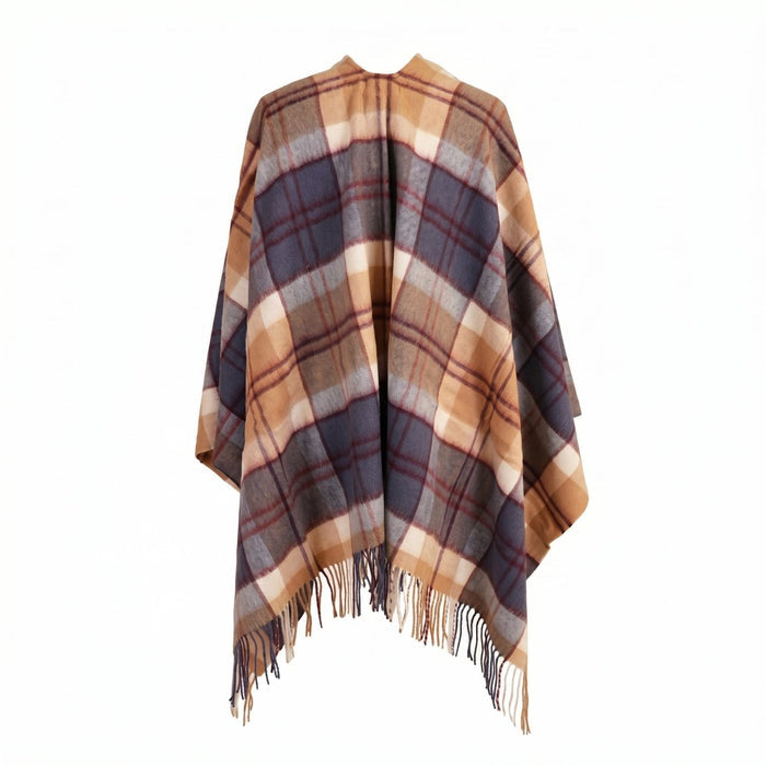 Mini Me Children’s Cape Edinburgh Lambswool - Bannockbane Navy - Heritage Of Scotland - BANNOCKBANE NAVY