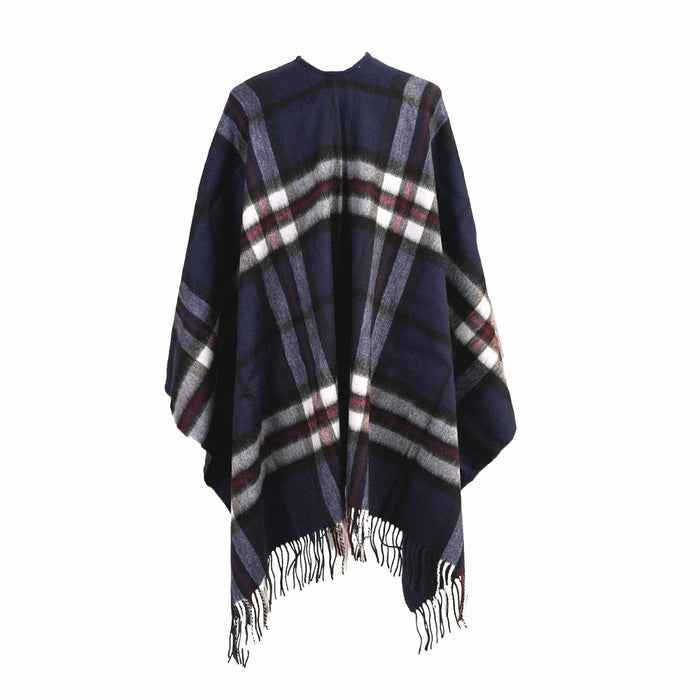 Mini Me Children’s Cape Edinburgh Lambswool - Thomson Navy - Heritage Of Scotland - THOMSON NAVY