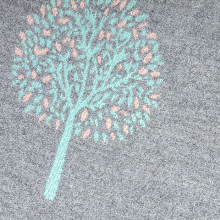 Mini Tree Super Soft Stole - Heritage Of Scotland - PINK/LT GREY