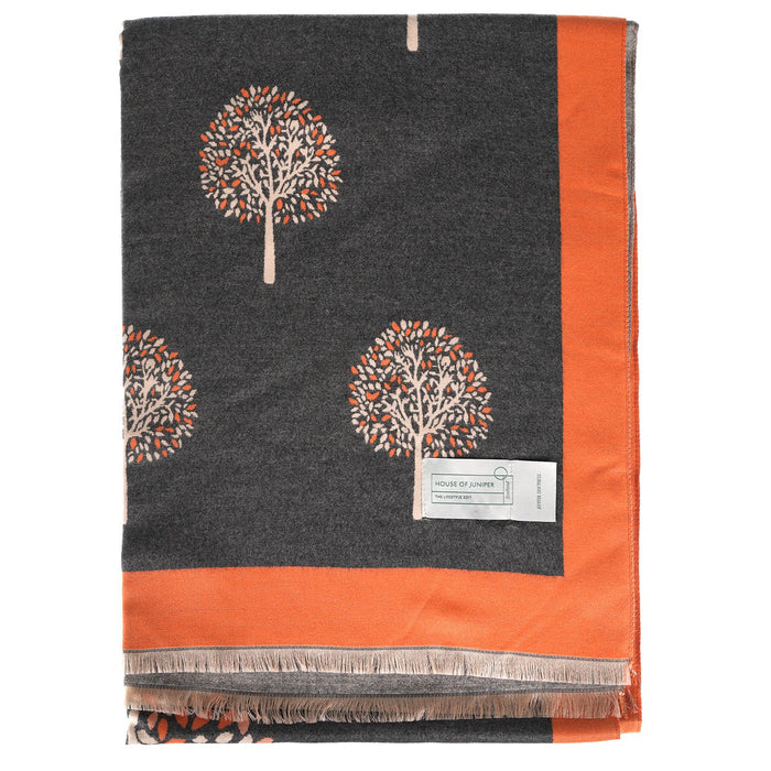Mini Tree Soft Stole Lorange/Grey