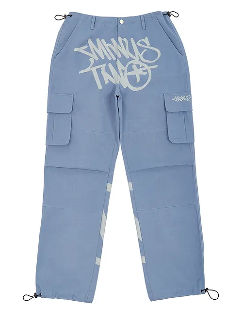 Minus Two Black Graff Cargos Dusty Blue