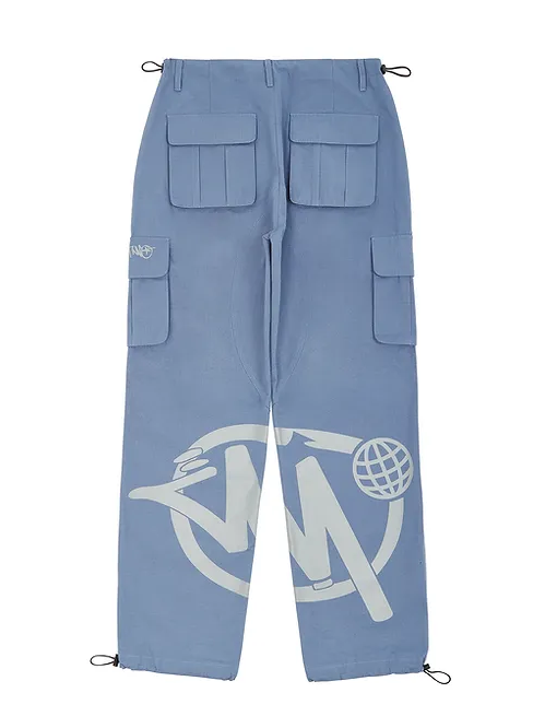 Minus Two Black Graff Cargos Dusty Blue