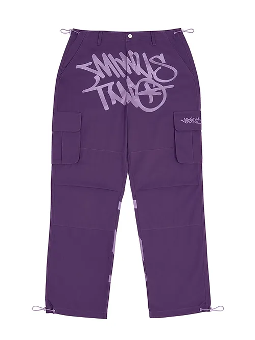 Minus Two Black Graff Cargos Full Purple