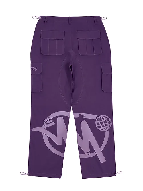 Minus Two Black Graff Cargos Full Purple