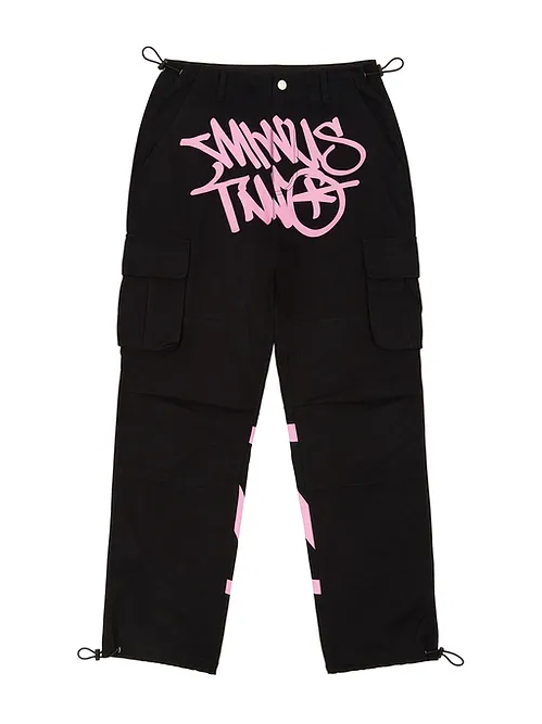 Minus Two Black Graff Cargos Pink