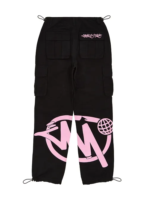 Minus Two Black Graff Cargos Pink