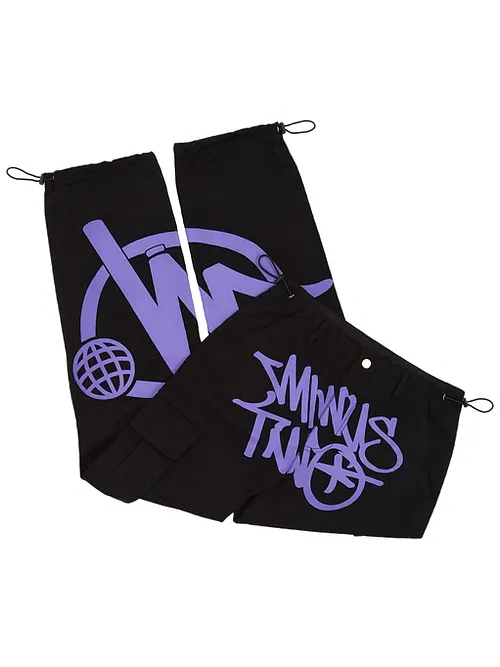Minus Two Black Graff Cargos Purple