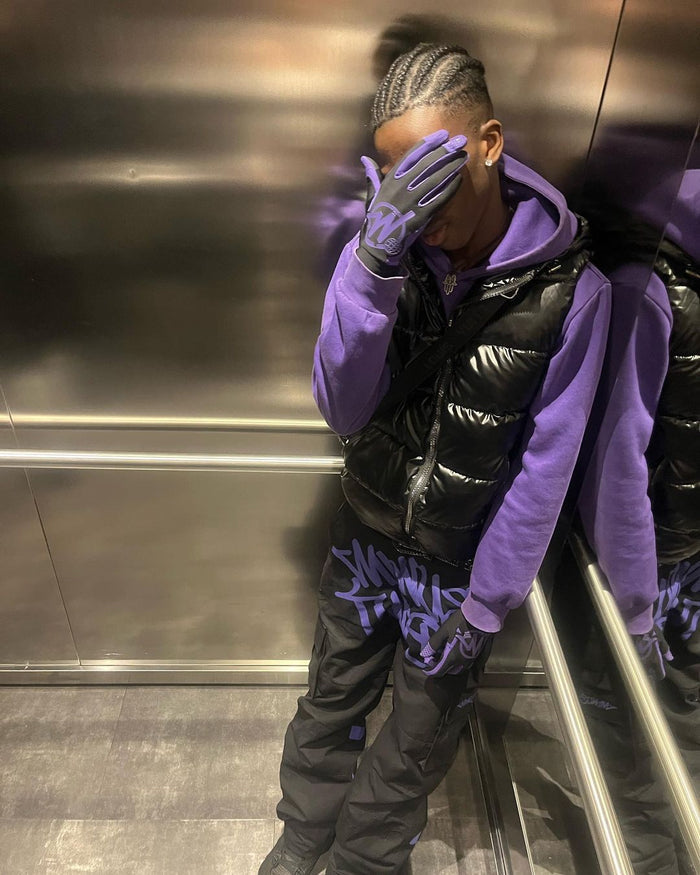 Minus Two Black Graff Cargos Purple