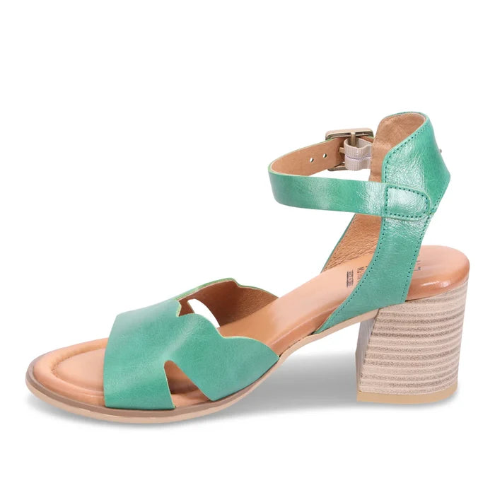 Miz Mooz REENA Heeled Sandal in Emerald - Crush Marketplace