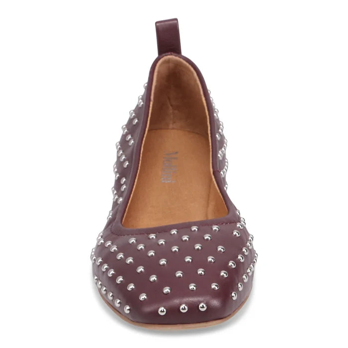 Mollini Narn Ballet Flat in Burgundy - Crush Marketplace