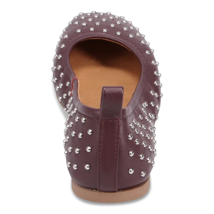 Mollini Narn Ballet Flat in Burgundy - Crush Marketplace