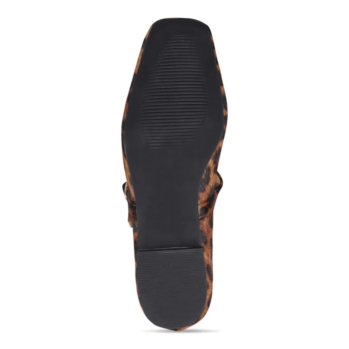 Mollini TOKENA Mary Jane Flat in Dark Leopard Pony - Crush Marketplace