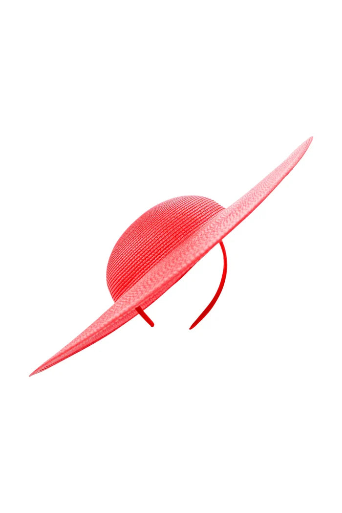Mona Plate Hat Red - Accessory - Morgan and Taylor