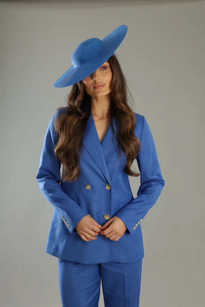 Mona Plate Hat Royal Blue - Accessory - Morgan and Taylor