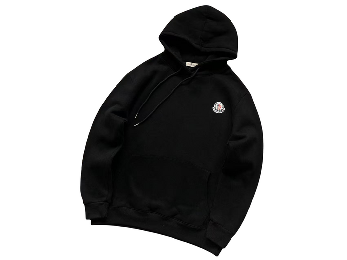 Moncler Basic Hoodie Black