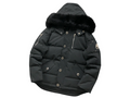 Moose Knuckles Shearling 3Q Down Jacket Full Black