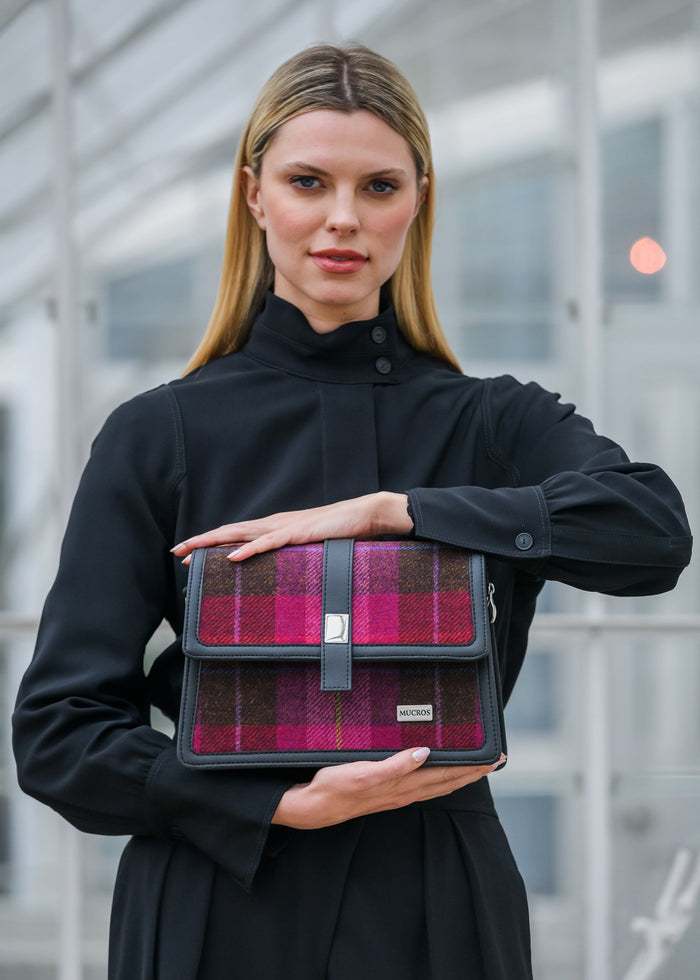 Mucros Aoife Bag | Pink Check