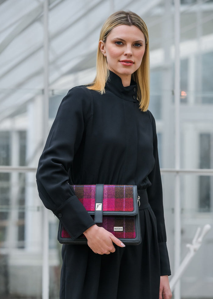 Mucros Aoife Bag | Pink Check
