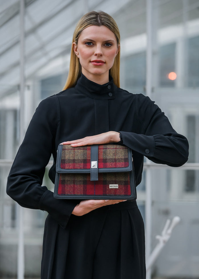 Mucros Aoife Bag | Red Moss Check