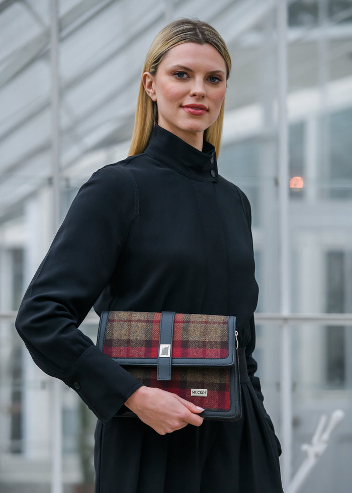 Mucros Aoife Bag | Red Moss Check
