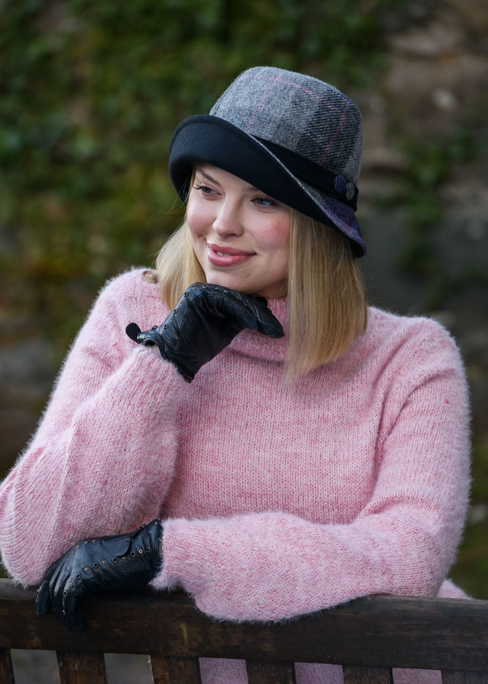 Mucros Clodagh Hat | Charcoal Lavender