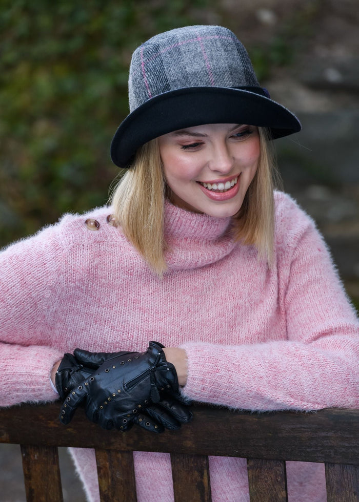 Mucros Clodagh Hat | Charcoal Lavender