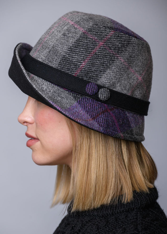 Mucros Clodagh Hat | Charcoal Lavender