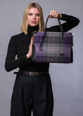 Mucros Emily Bag | Charcoal Lavender Stripe