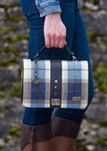 Mucros Blue Check Fiona Bag