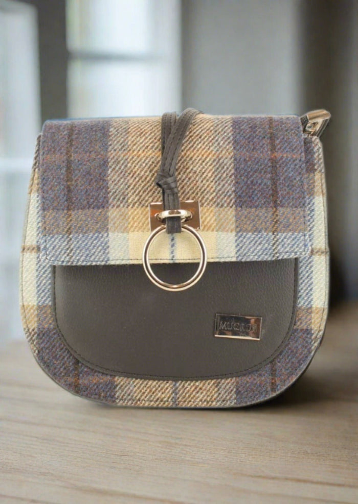 Mucros Blue Check Grace Bag