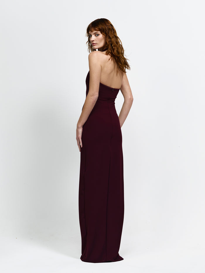 Myla Gown Wine - Dress - Effie Kats