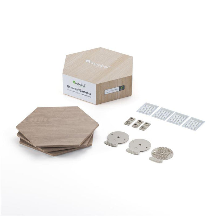 Nanoleaf Elements Hexagons Wood Look Expansion Pack 3 Komada