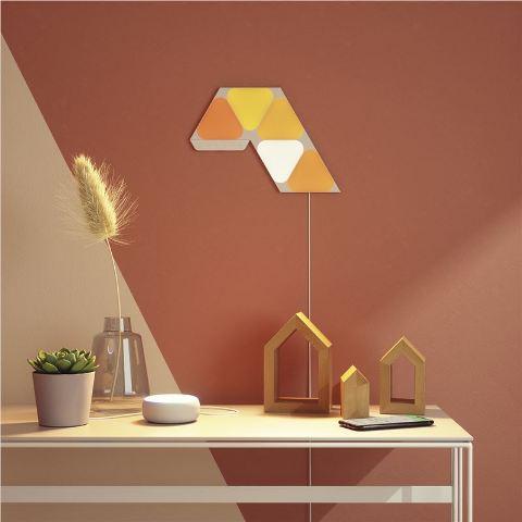 Nanoleaf Shapes Triangles Mini Starter Kit 5 LED Panela