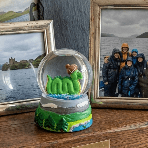Nessie Snowglobe – Scottish Loch Ness Souvenir Home Decor - Heritage Of Scotland -